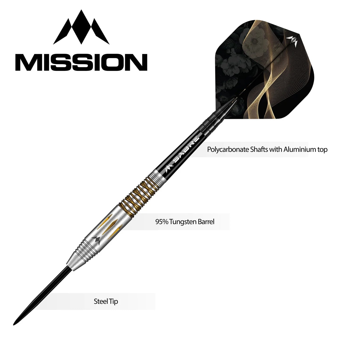 Mission Almudena Fajardo Ayuso - Steel Tip - 95% Tungsten - 21g
