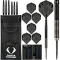 Darts Corner BlackFin Darts - Steel Tip - M1 - Straight - Black - 22g