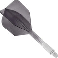 Condor AXE Gradient Dart Flights - Exclusive - Small - Clear Black - Long