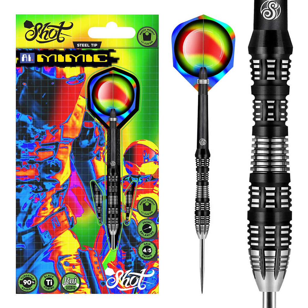 Shot AI Darts - Steel Tip - Mimic - 25g