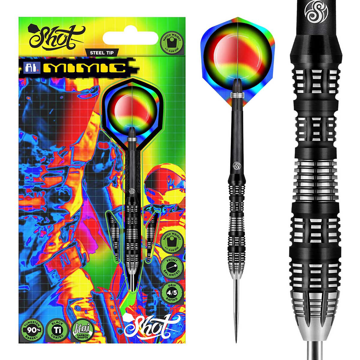 Shot AI Darts - Steel Tip - Mimic - 25g